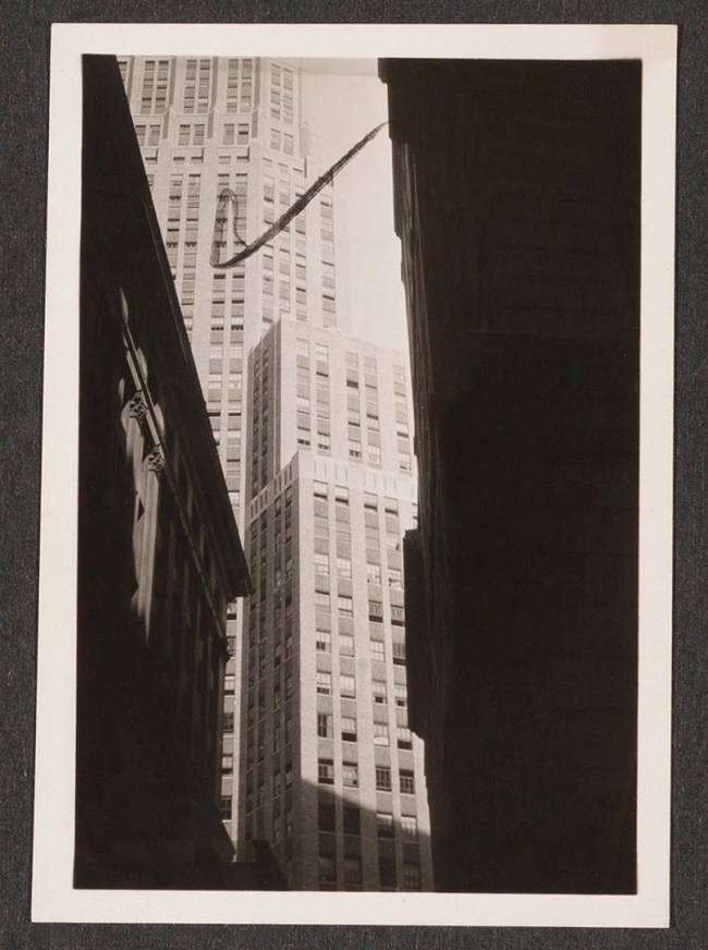 Berenice Abbott (American, 1898-1991) 'Page from New York Album' 1929-1930 (detail)