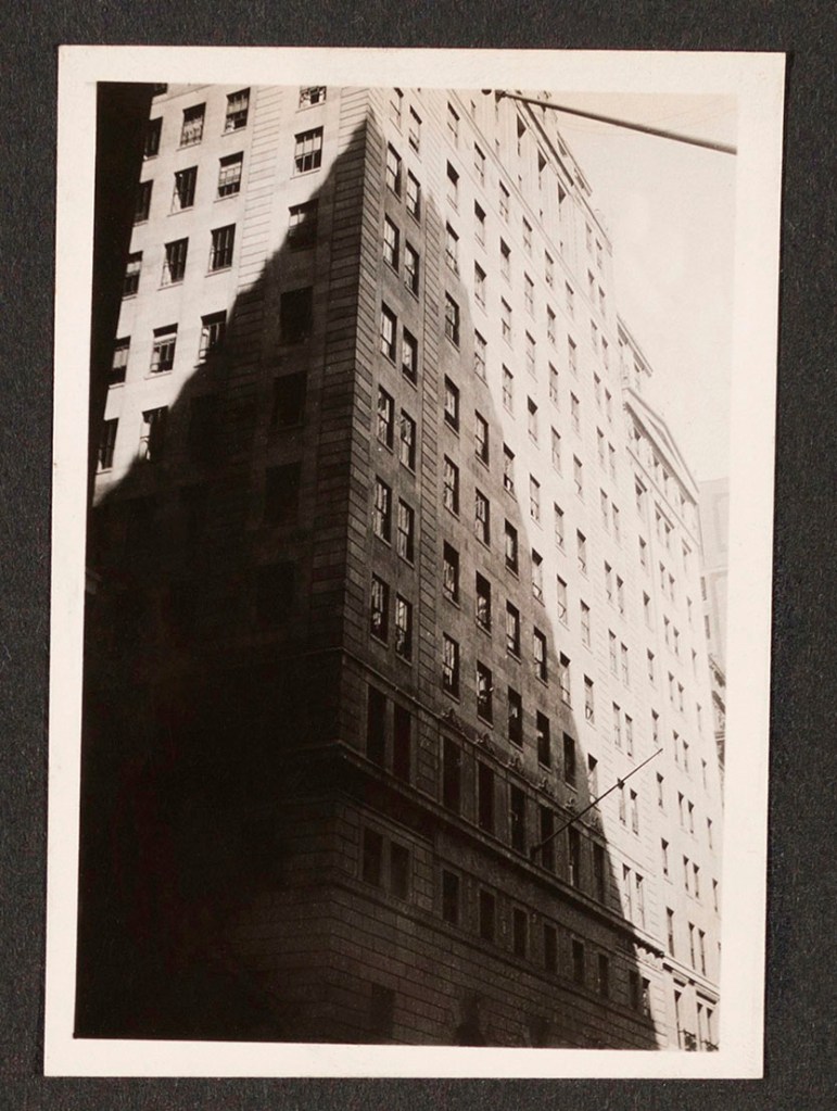 Berenice Abbott (American, 1898-1991) 'Page from New York Album' 1929-1930 (detail)