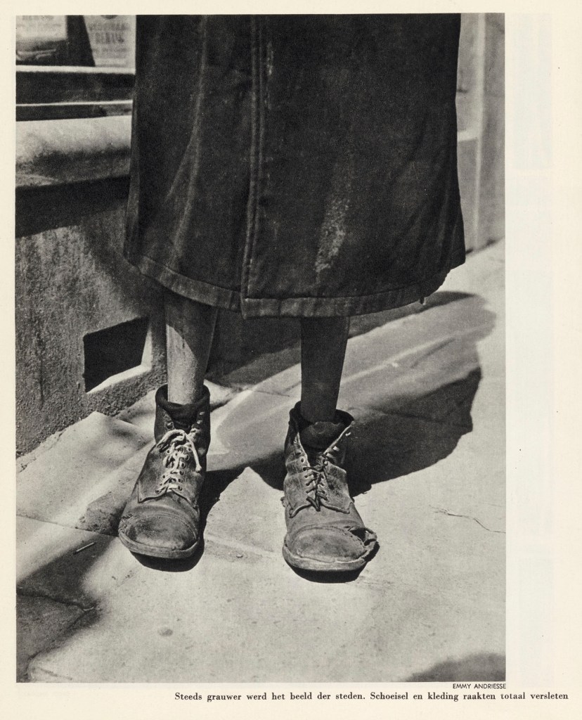 Emmy Andriesse (Dutch, 1914-1953) 'Amsterdam tijdens de hongerwinter' (Amsterdam during the hunger winter) [1944-1945] book published 1947 (detail)