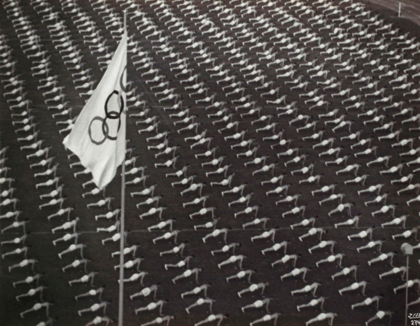 Leni Riefenstahl (German, 1902-2003) 'Freiübungen im Stadion, Olympischen Kampf, Berlin' (Calisthenics in the Stadium, Olympic Games, Berlin) 1936
