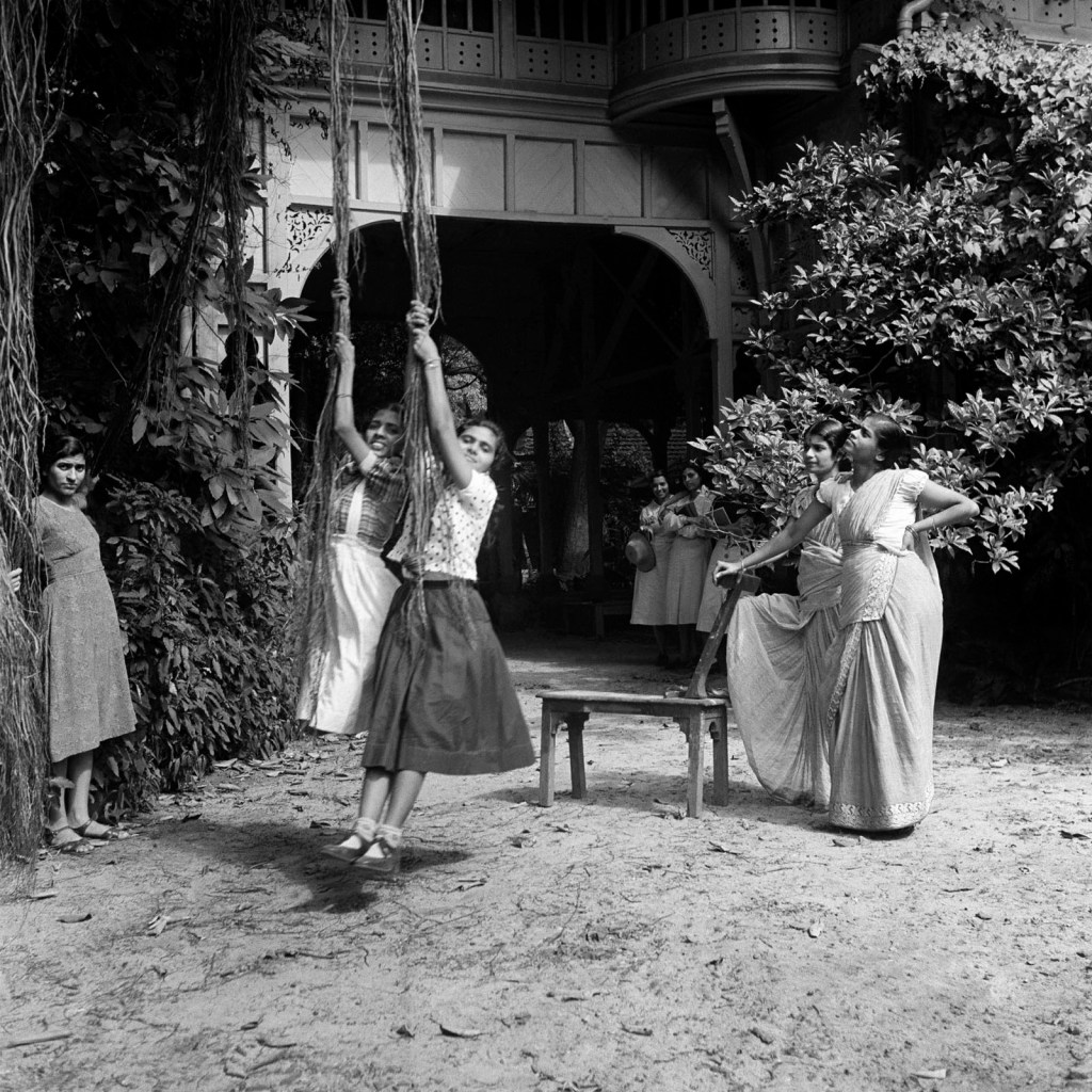 Homai Vyarawalla (Indian, 1913-2012) 'Students at the Sir Jamsetjee Jeejeebhoy School of Art, Bombay' Late 1930s, printed later