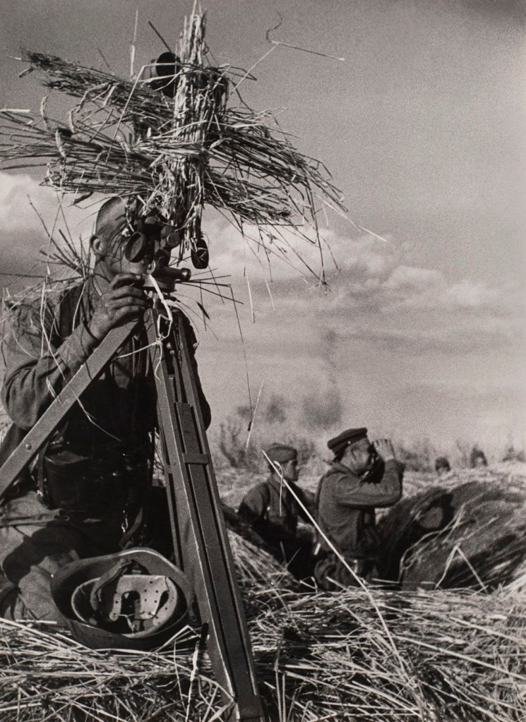 Galina Sanko (Russian, 1904-1981) 'Observation Post, the Fight for Hill N' 1942