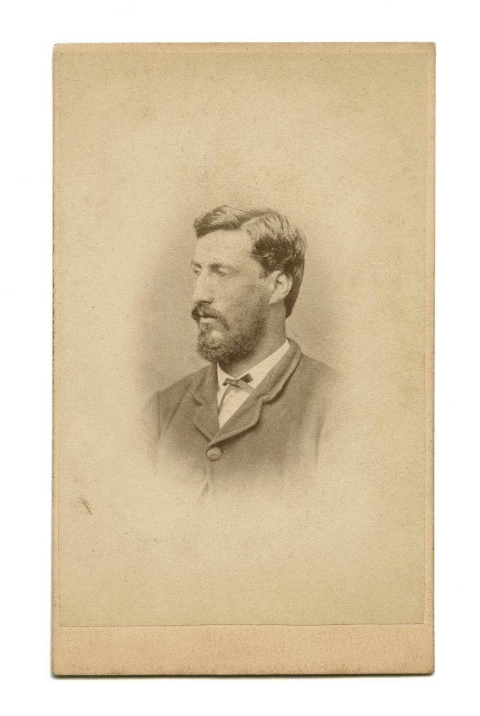 Archibald McDonald (Australian born Canada, c. 1831-1873) 'Untitled (Portrait of a man)' c. 1864-1875 (recto)