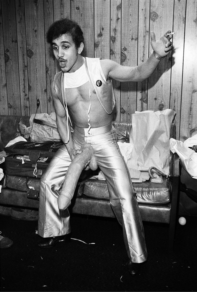 Arlene Gottfried (American, 1960-2017) 'Giant Dildo, Les Mouches Party, NY' 1979