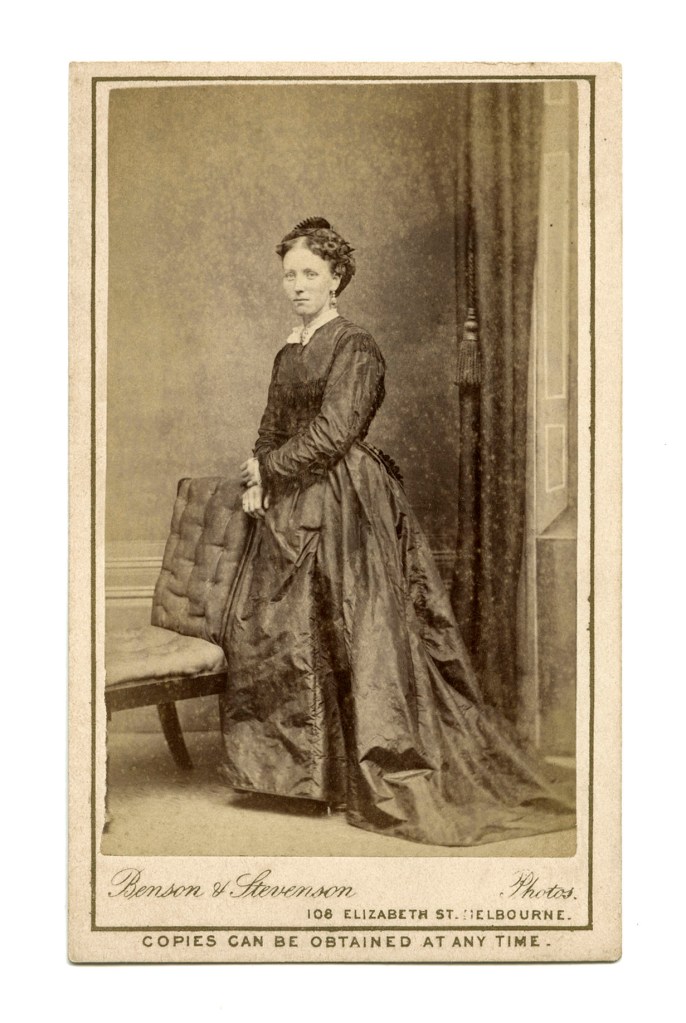 Benson & Stevenson (Australian) 'Untitled (Standing woman)' c. 1872-1880