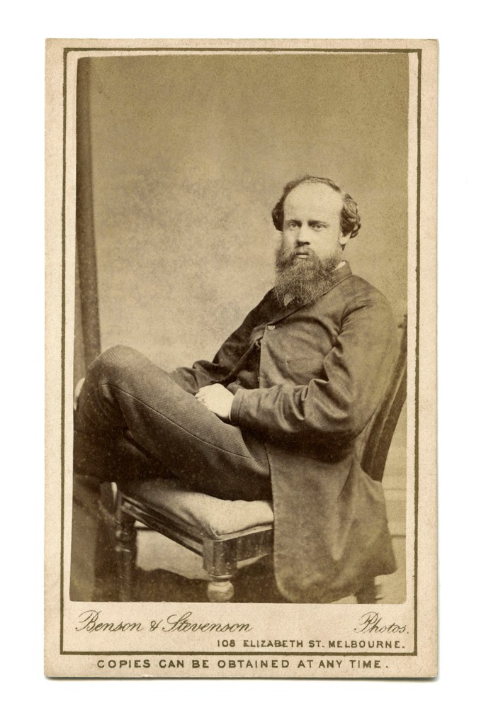 Benson & Stevenson (Australian) 'Untitled (Seated man)' c. 1872-1880