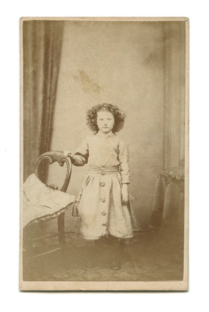 Alfred Bock (Australian, 1835-1920) 'Untitled (Portrait of a child)' c. 1867-1882 (recto)