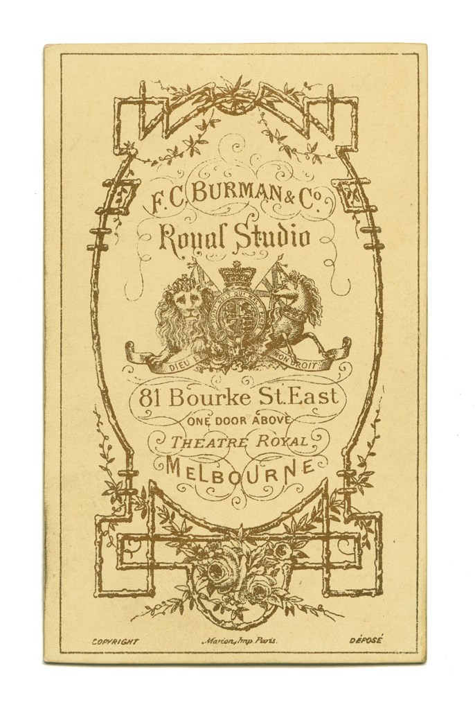 F. C. Burman & Co (Australian) 'Untitled (Standing woman)' Nd (verso)