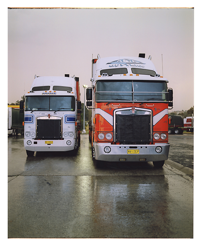 Marcus Bunyan (Australian, b. 1958) 'VV – 09GI and NV – 17EP during a thunderstorm, Albury' from the series 'Enclosure' 2005