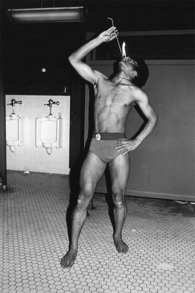 Arlene Gottfried (American, 1960-2017) 'Men's Room at Disco' 1978