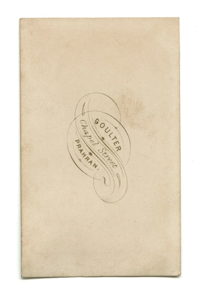 Ezra Goulter (Australian born England, 1825-1899) Untitled (Standing woman) c. 1876 - c. 1893 (verso)