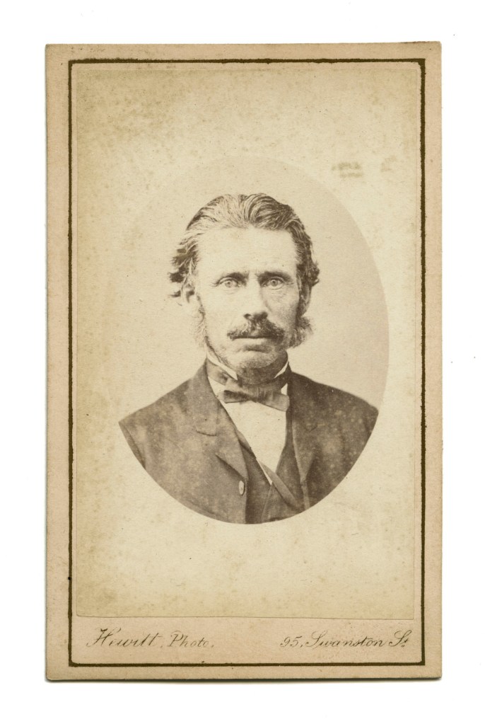 Charles Hewitt (Australian, 1837-1912) (active c. 1860 - c. 1899) Untitled (Oval of a man) c. 1866-1880 (recto)