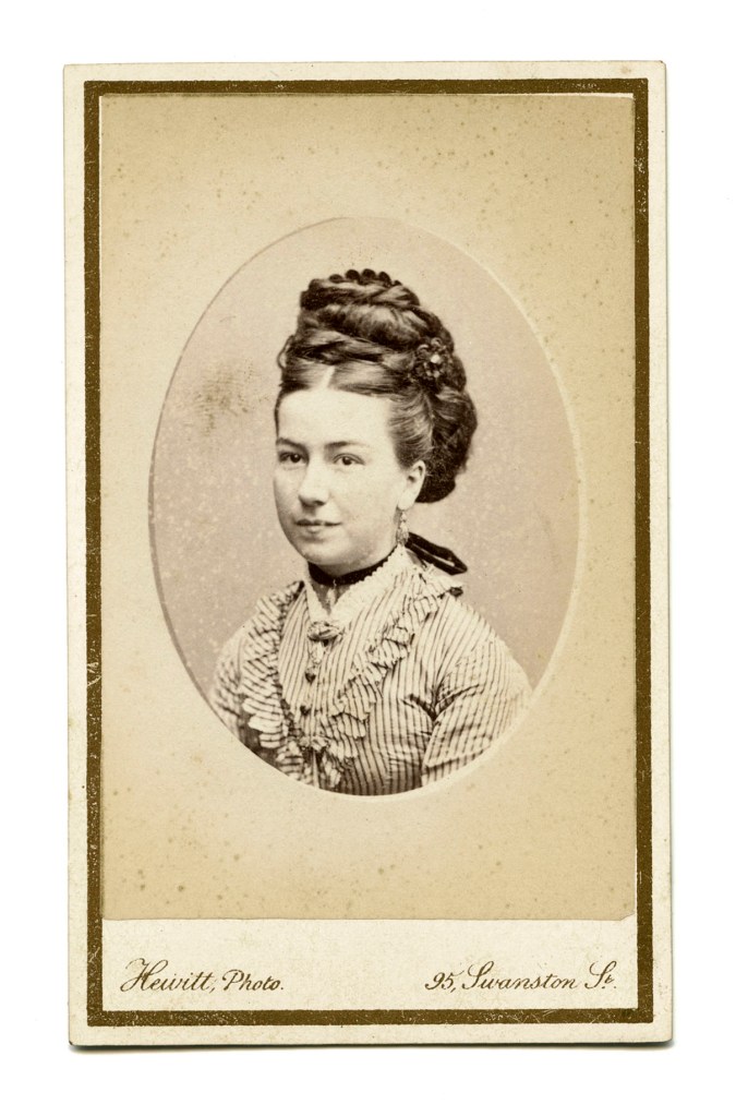 Charles Hewitt (Australian, 1837-1912) (active c. 1860 - c. 1899) 'Untitled (Oval of a woman)' c. 1866-1880 (recto)