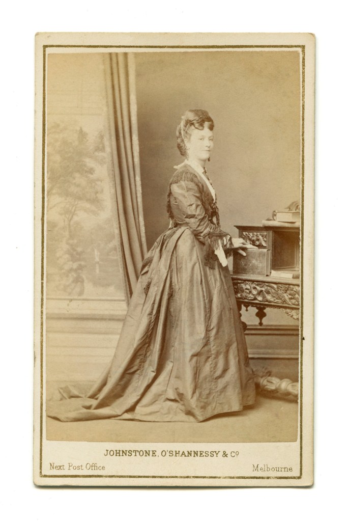 Johnstone, O'Shannessy & Co (active 1865-1905) 'Untitled (Standing woman)' 1865-1886 (recto)