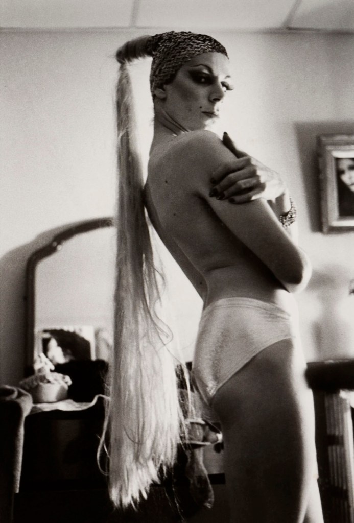 Nan Goldin (American, b. 1953) 'Ivy wearing a fall' Boston 1973