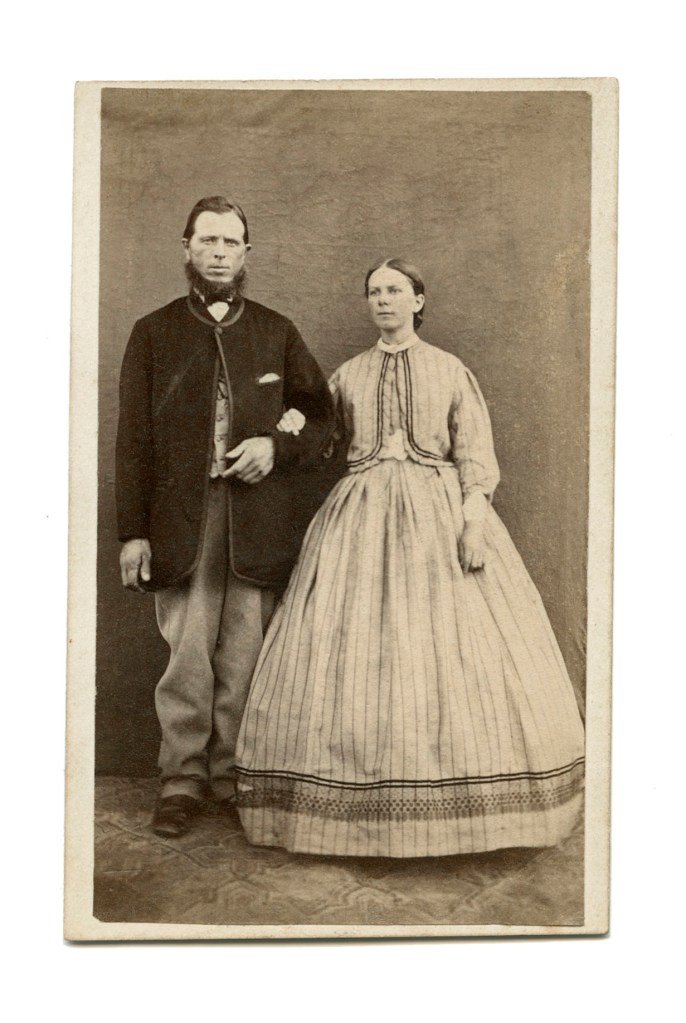 Unknown photographer. 'Untitled (Mr and Mrs Ritchie)' 1868 (recto)