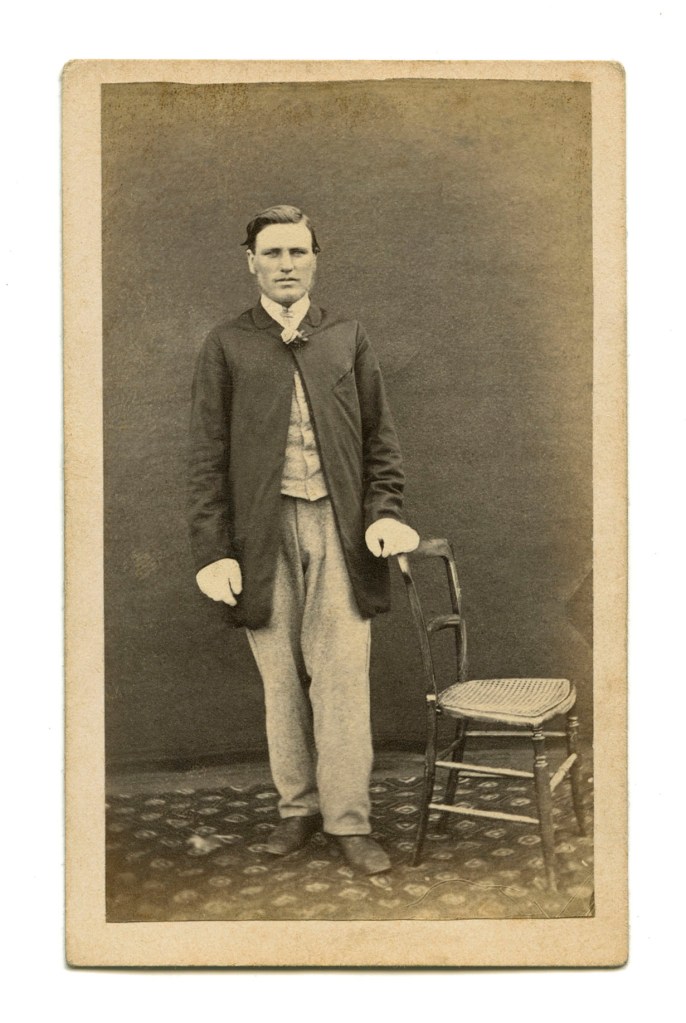 Unknown photographer. 'Untitled (Standing man)' 1860s-1880s