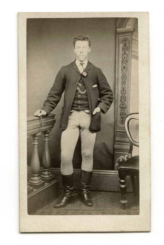 Unknown photographer. 'Untitled (Standing man in boots and spurs)' 1860s-1880s