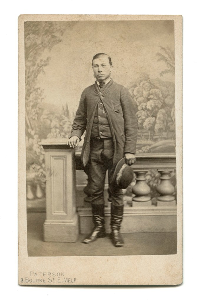 Paterson Brothers (William and Archibald Paterson) 'Untitled (Standing man holding a hat) c. 1866 - c. 1869