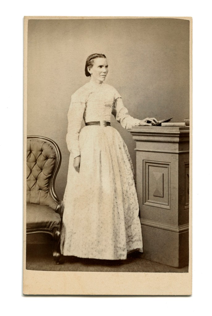 C. Rudd & Co (Australian) 'Untitled (Standing woman)' c. 1872 (recto)