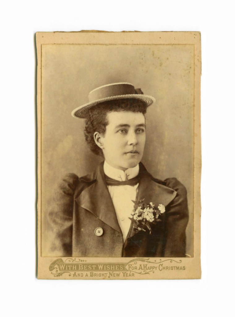 Unknown photographer (Australian) 'Untitled (With Best Wishes for a Happy Christmas and a Bright New Year)' c. 1900