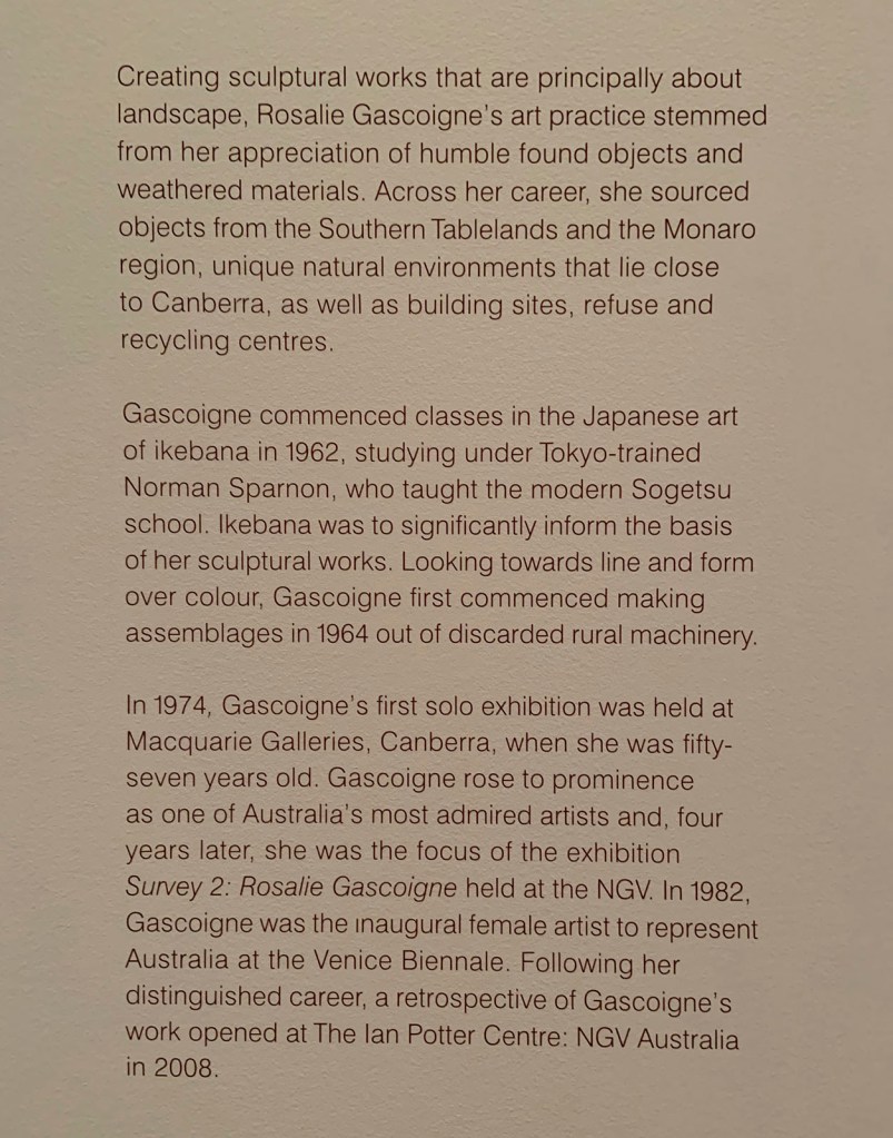 'Found and Gathered' wall text