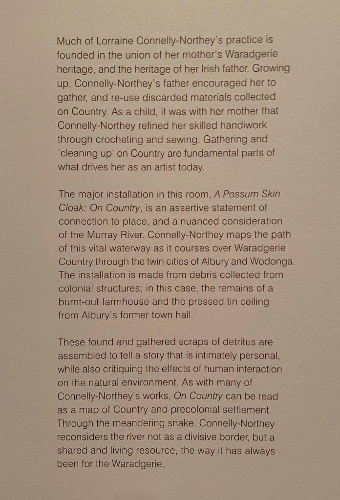 'Found and Gathered' wall text