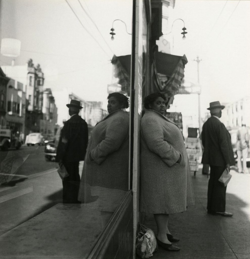 Imogen Cunningham (American, 1883-1976) 'Double Image, Sutter St. and Fillmore' c. 1947