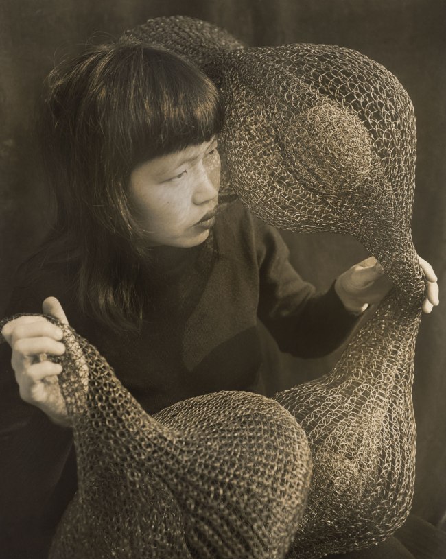 Imogen Cunningham (American, 1883-1976) 'Ruth Asawa, Sculptor' 1952