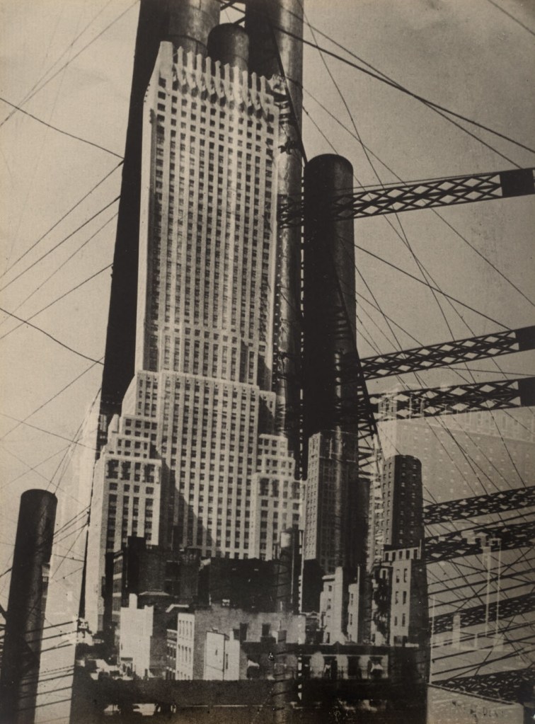 El Lissitzky (Russian, 1890-1941) 'Cover study for America: The Development of Style in New Buildings in the United States (New Ways of Building in the World)' 1929-1930