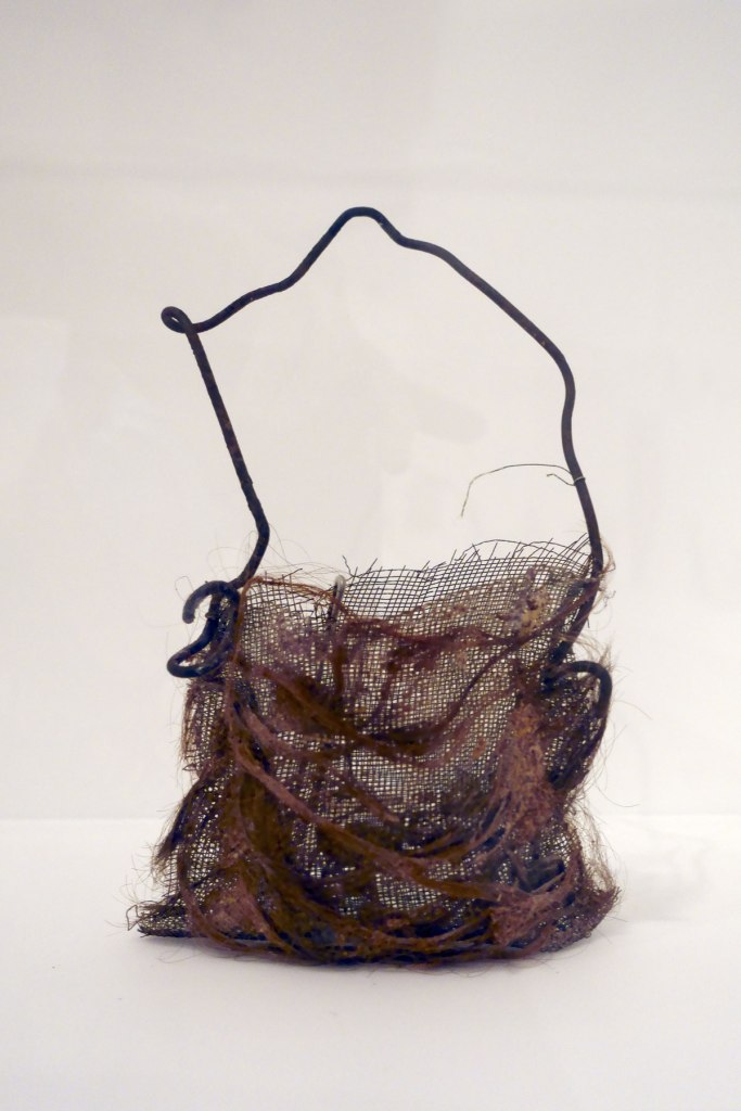 Lorraine Connelly-Northey (Australian / Waradgerie, b. 1962) 'String bag' 2002 (installation view)