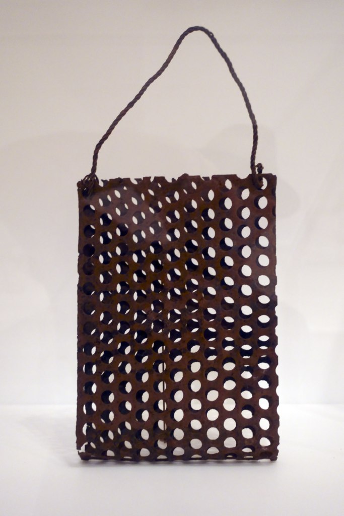 Lorraine Connelly-Northey (Australian / Waradgerie, b. 1962) 'Narrbong (String bag)' 2005 (installation view)