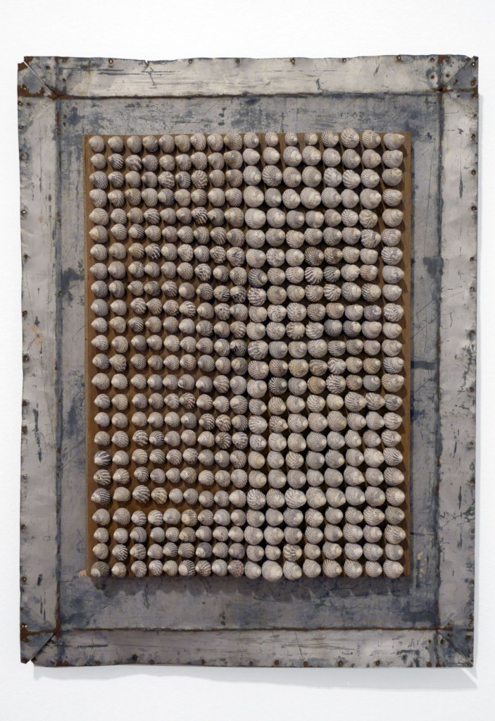 Rosalie Gascoigne (Australian born New Zealand, 1917-1999) 'Turn of the tide' 1983 (installation view)