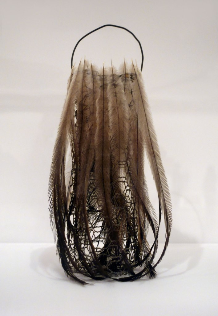 Lorraine Connelly-Northey (Australian / Waradgerie, b. 1962) 'Narrbong (String bag)' 2005 (installation view)