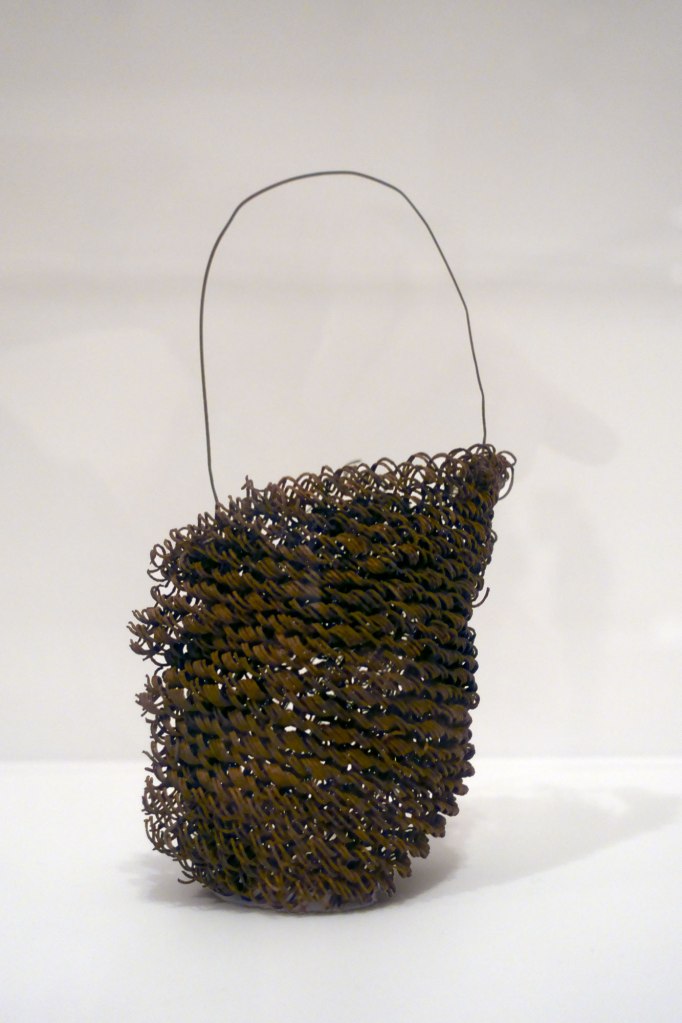 Lorraine Connelly-Northey (Australian / Waradgerie, b. 1962) 'Narrbong (String bag)' 2005 (installation view)