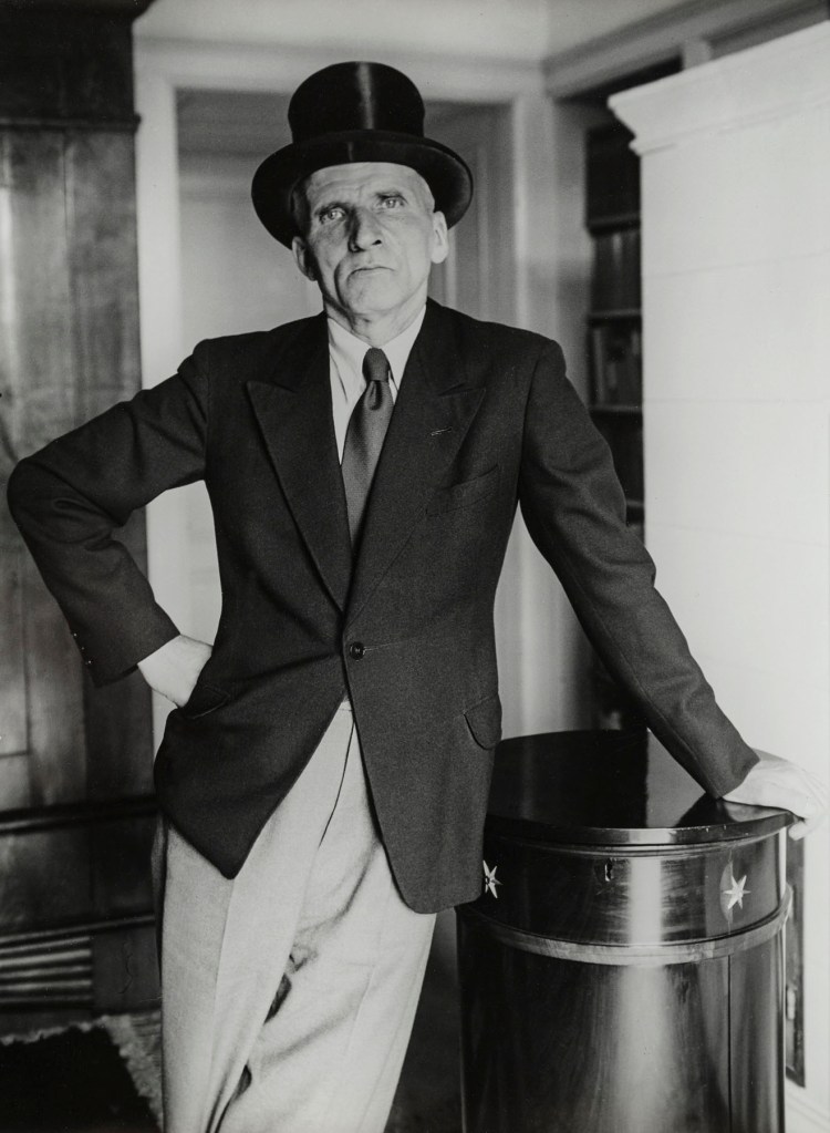 Hildegard Heise (German, 1897-1979) 'Albert Renger-Patzsch mit Zylinder' (Albert Renger-Patzsch with top hat) After 1950