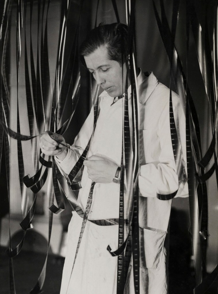 Hildegard Heise (German, 1897-1979) 'Alfred Mahlau mit Filmstreifen' (Alfred Mahlau with film strips) 1928-1933