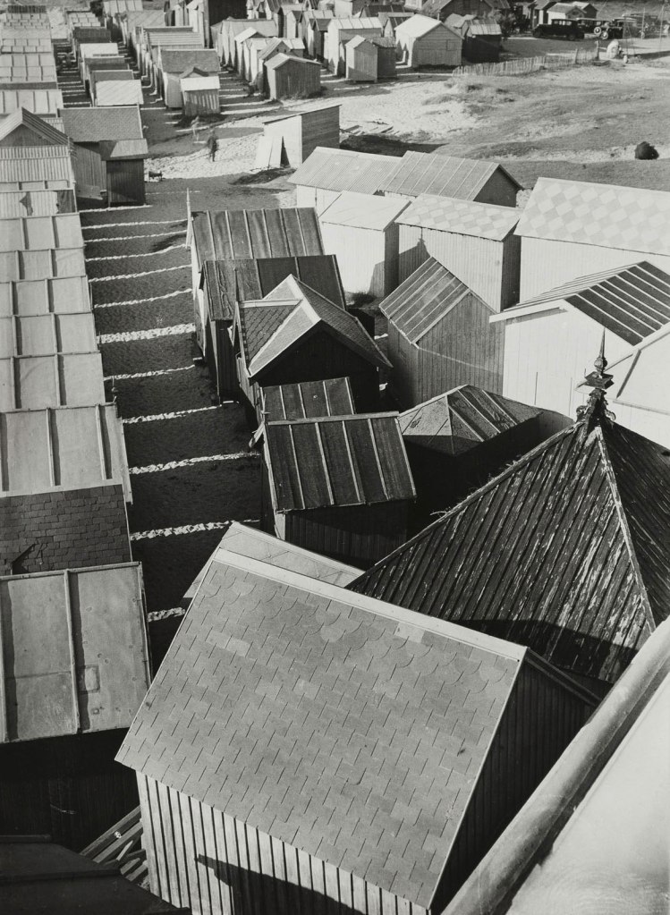 Hildegard Heise (German, 1897-1979) 'Badekarren, Carolles' (Bathing carts, Carolles) 1928-1933