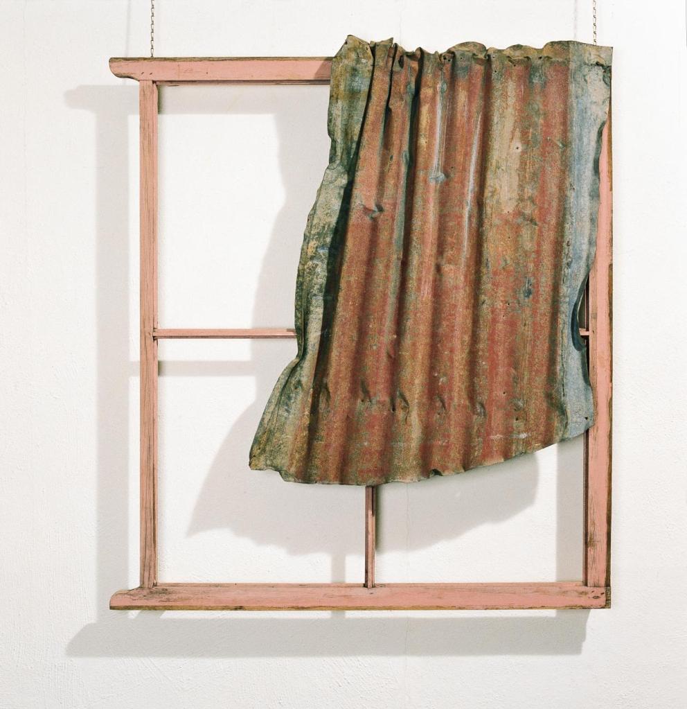 Rosalie Gascoigne (Australian born New Zealand, 1917-1999) 'Pink window' 1975