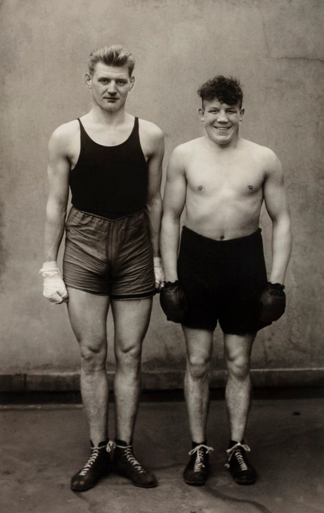 August Sander (German, 1876-1964) 'Boxers. Paul Röderstein and Hein Hesse. Köln' c. 1928 August Sander (German, 1876-1964) 'Boxers. Paul Röderstein and Hein Hesse. Köln' c. 1928