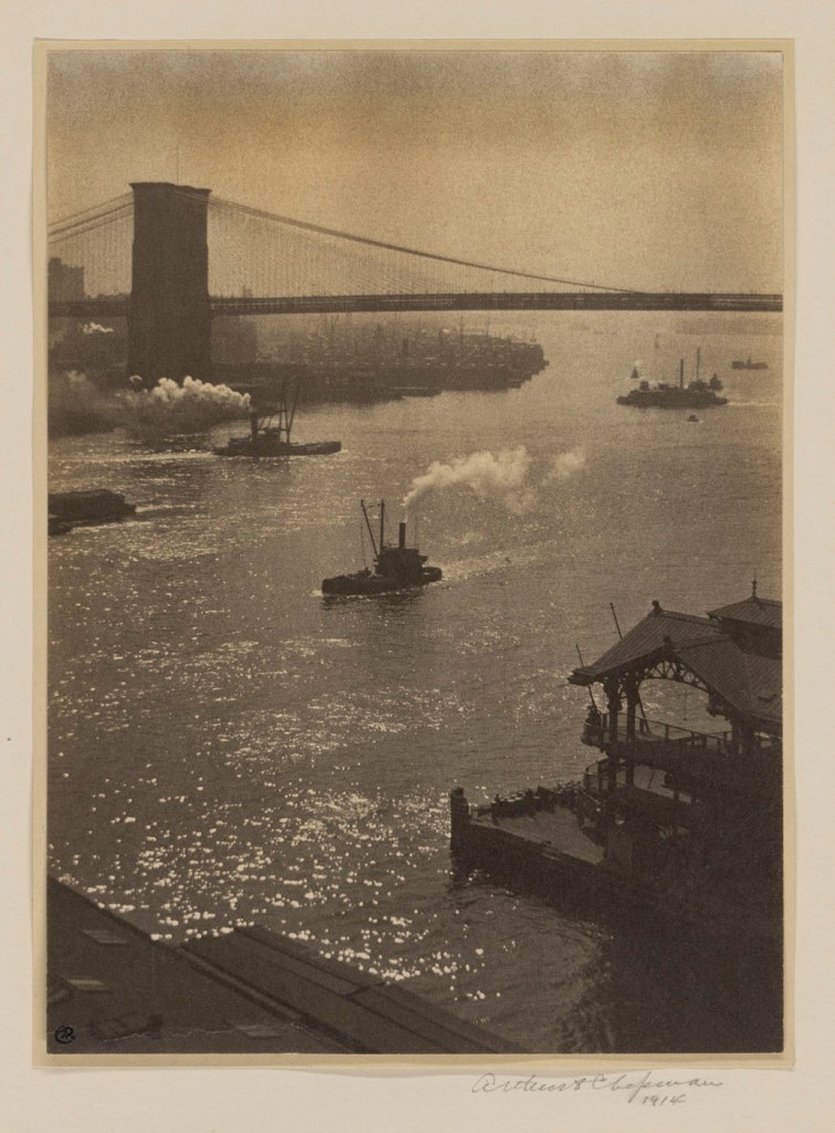 Arthur D. Chapman (American, 1882-1956) 'East River, New York' 1914