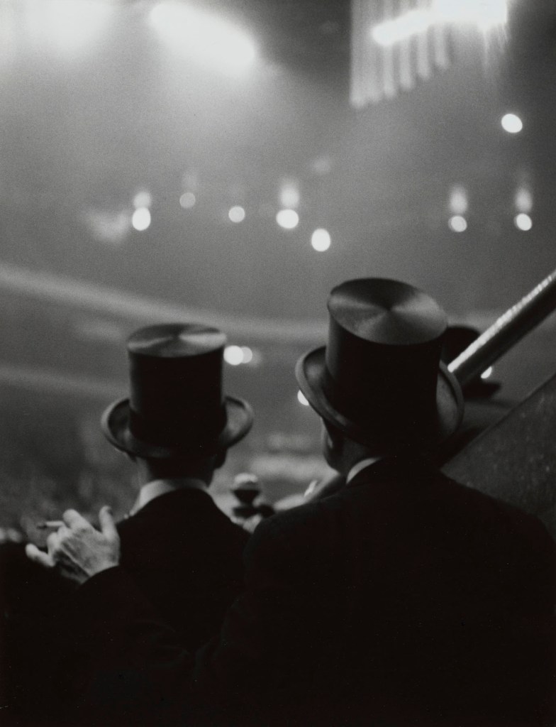 Ted Croner (American, 1922-2005) 'Top Hats at Horse Show' 1947-1949