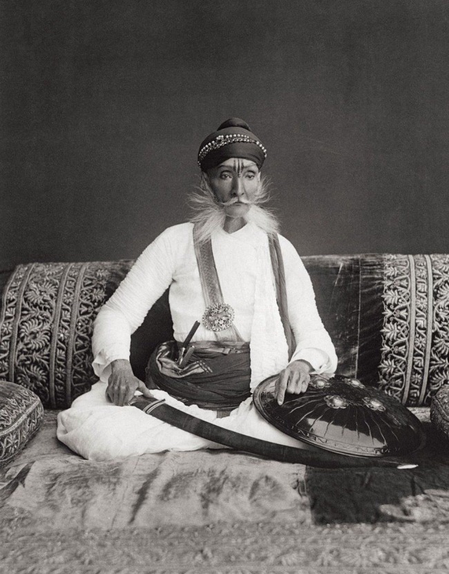 Johnston & Hoffmann. 'Maharao Raja Sir Ramsinghji, Bahadur of Bondi' 1887