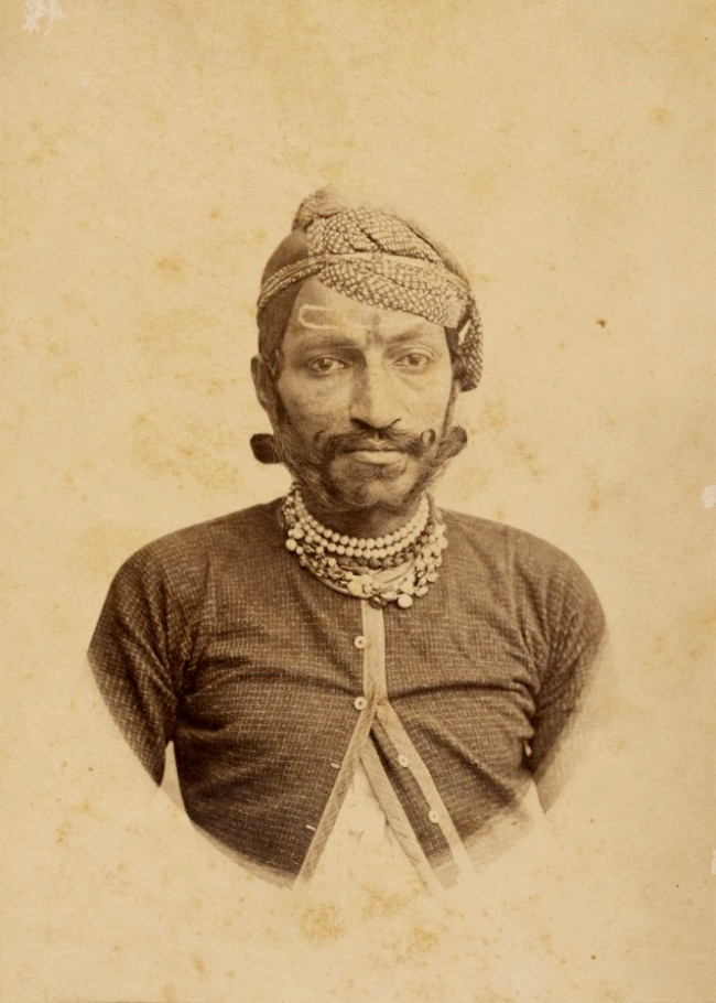 Sawai Ram Singh II, Maharaja of Jaipur (Indian, 1833-1880) 'Self-portrait' c. 1860