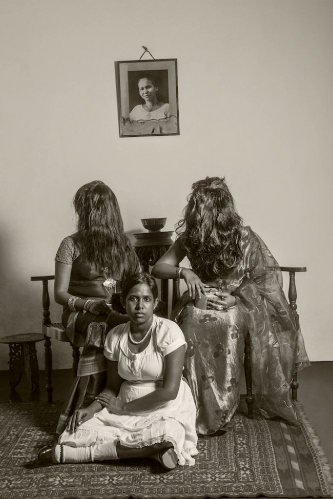 Anoli Perera (Sri Lankan, b. 1962; America 1988-1992; Sri Lanka 1992-2016; arrived India 2016) 'I let my hair loose' 2010-2011