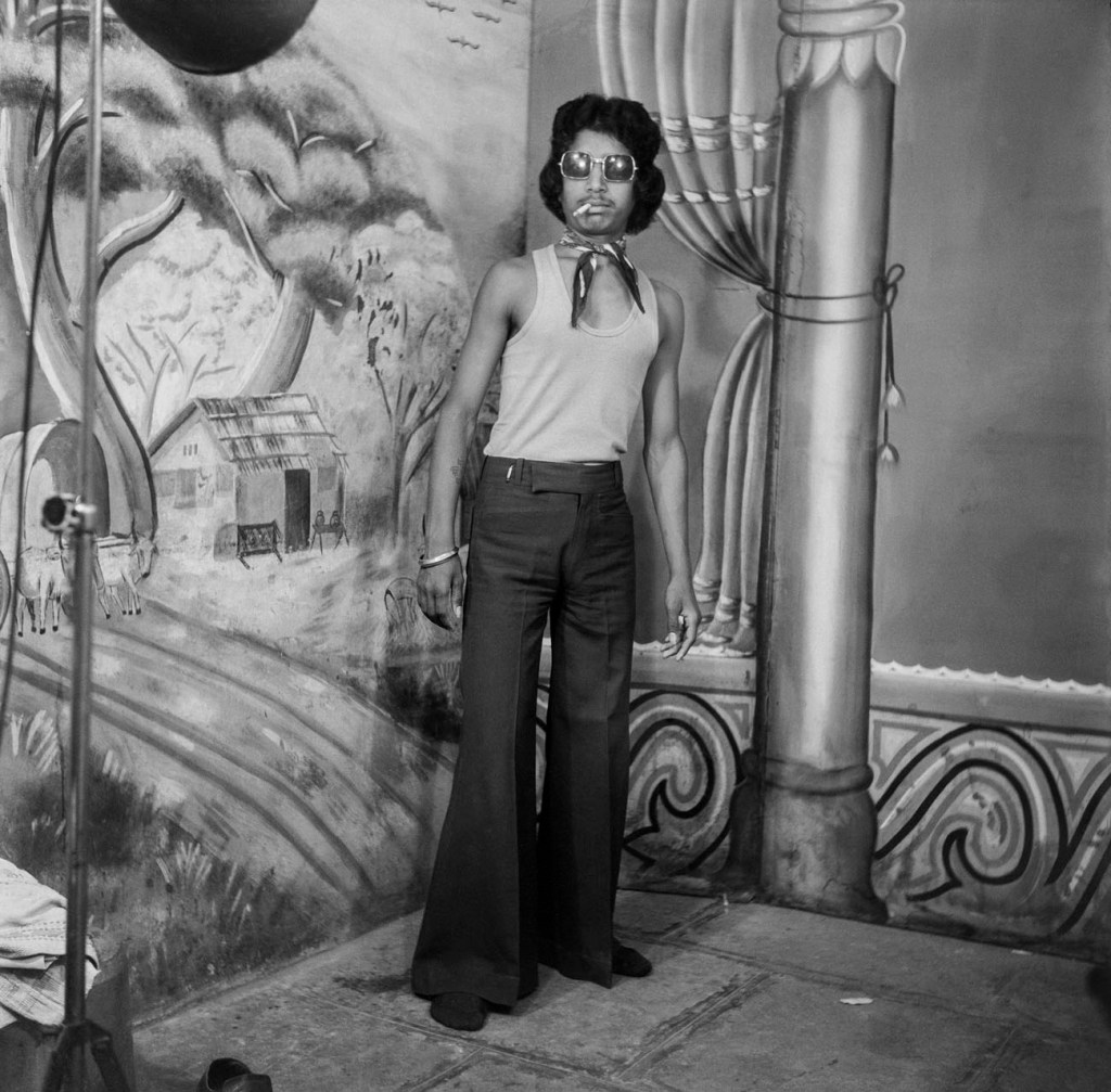 Suresh Punjabi (Indian, b. 1957) 'Untitled (Portrait of a young tea seller) Suhag Studio, Nagda, Madhya Pradesh' 1987