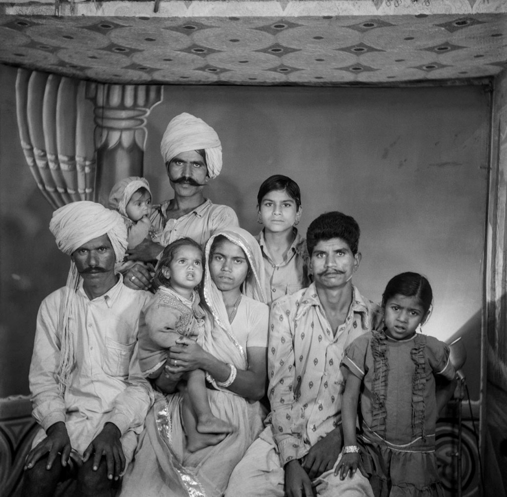 Suresh Punjabi (Indian, b. 1957) 'Untitled (Group portrait of a family), Suhag Studio, Nagda, Madhya Pradesh' 1986-1987