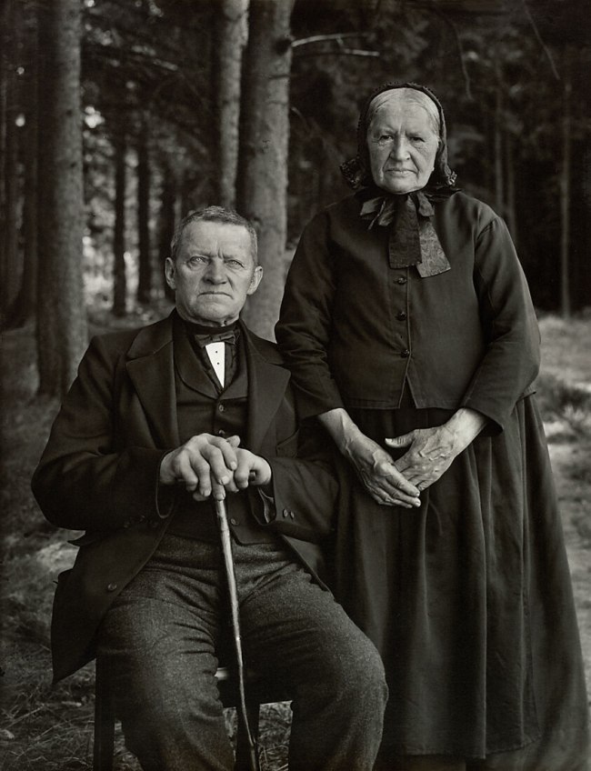 August Sander (German, 1876-1964) 'Bauernpaar – Zucht und Harmonie [Peasant couple – breeding and harmony]' 1912