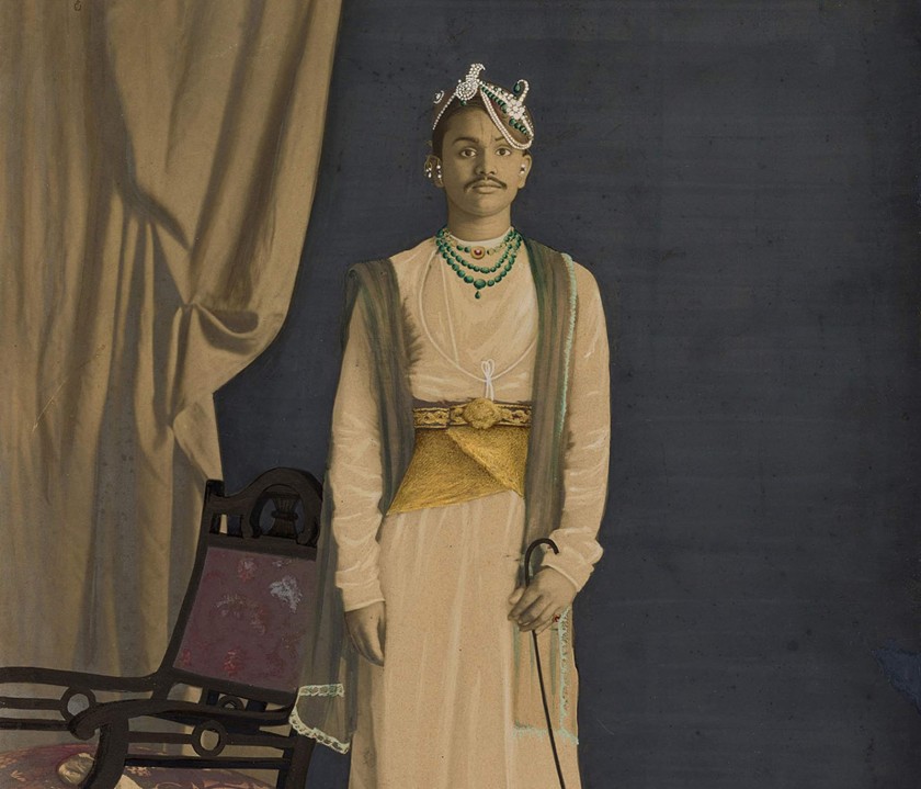 Unknown photographer. 'Portrait of a royal figure' 1860-1980 (detail)
