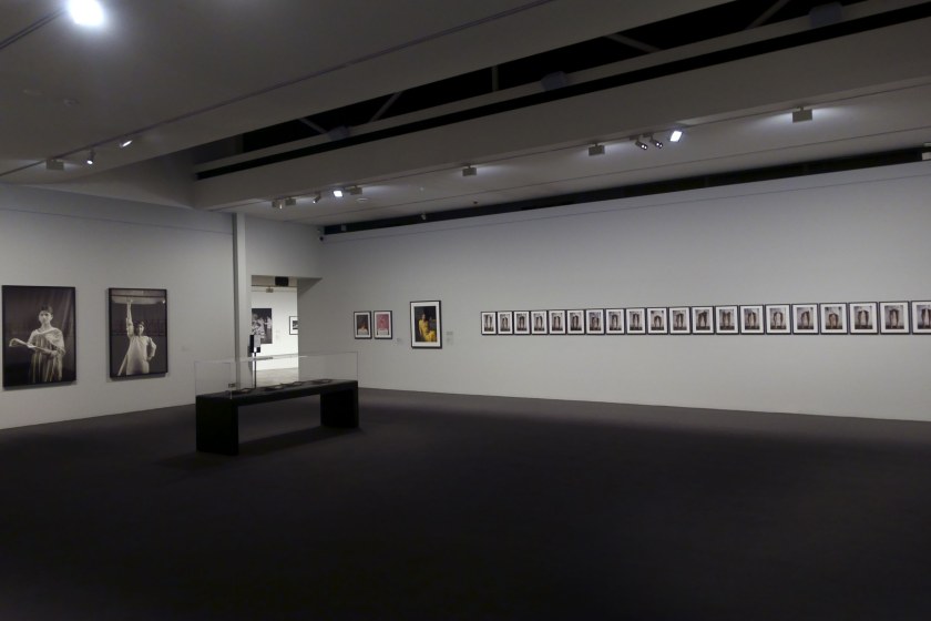 Installation view of the exhibition 'Visions of India: from the colonial to the contemporary' at the Monash Gallery of Art